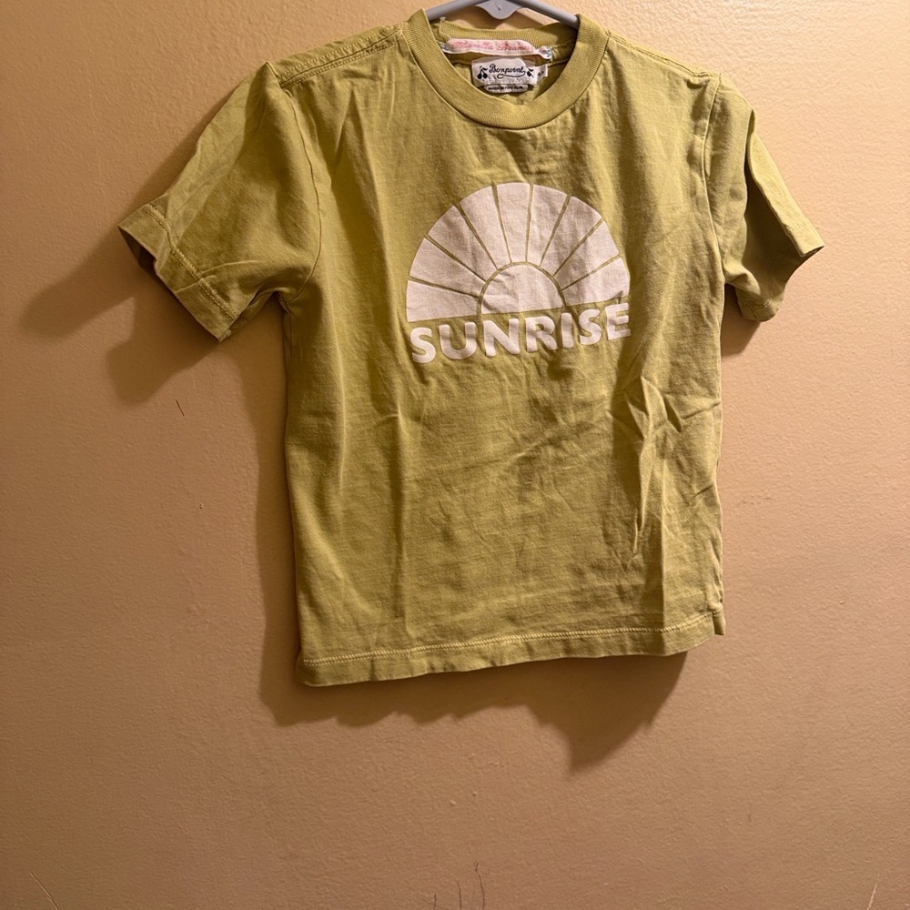 Bonpoint Yellow Green Cotton T-Shirt